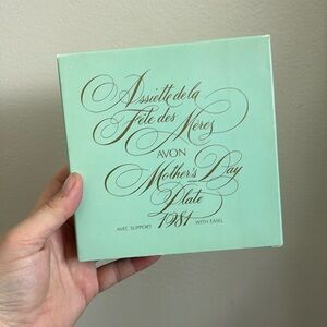 Avon 1981 Mother’s Day plate